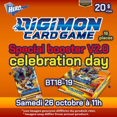 Digimon BT18-19 - Celebration Day - Samedi 26 Octobre à 11h